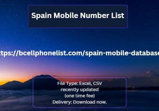Spain Mobile Number List